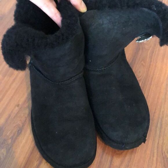 UGG black Rhinestone button Bailey 6 - Picture 2 of 7